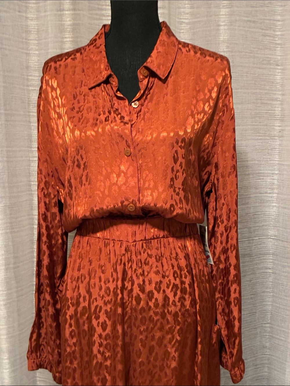 On 34th Collared Jumpsuit - Picture 2 of 15